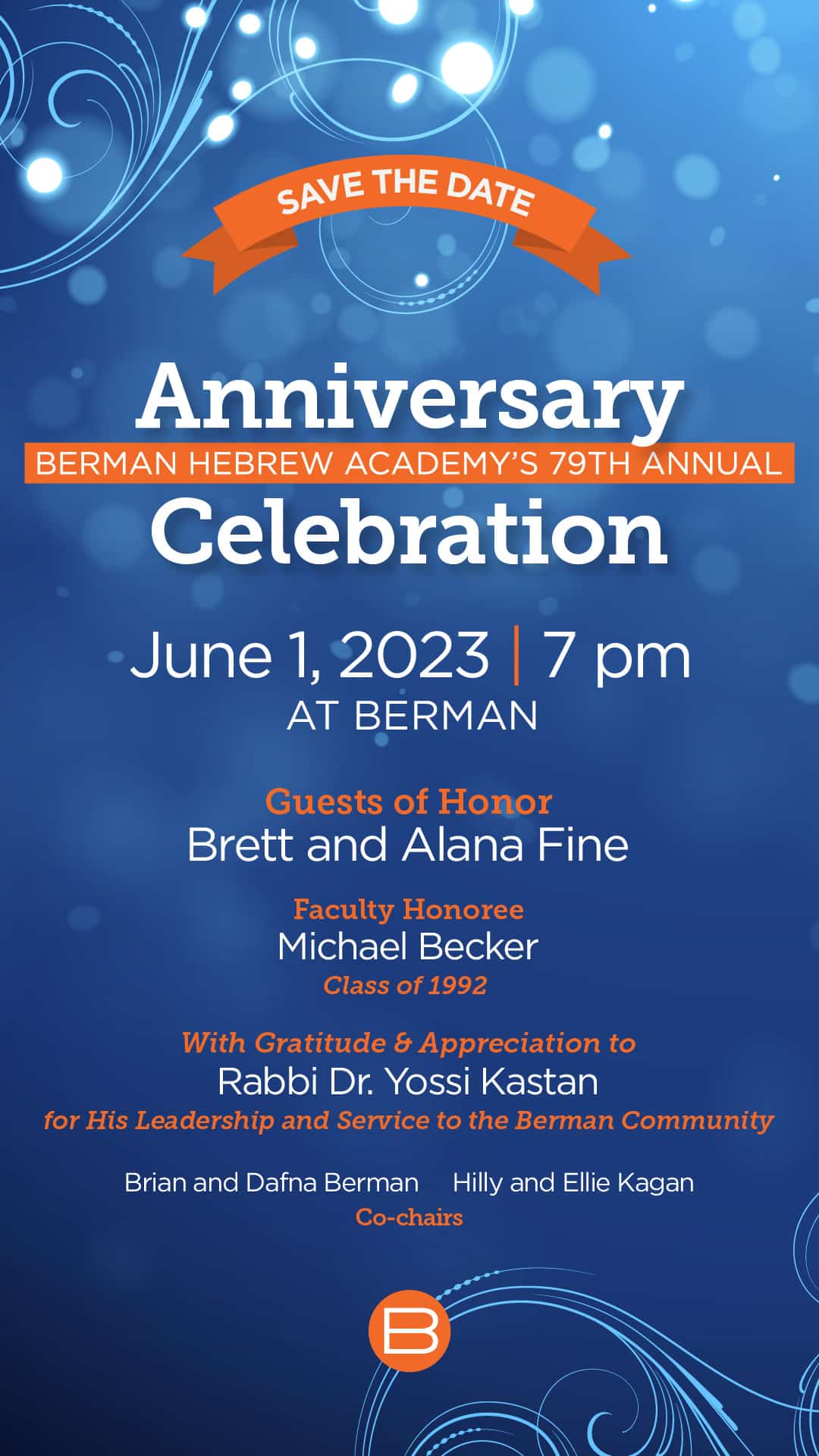 Berman Hebrew Academy Calendar 2025 2026